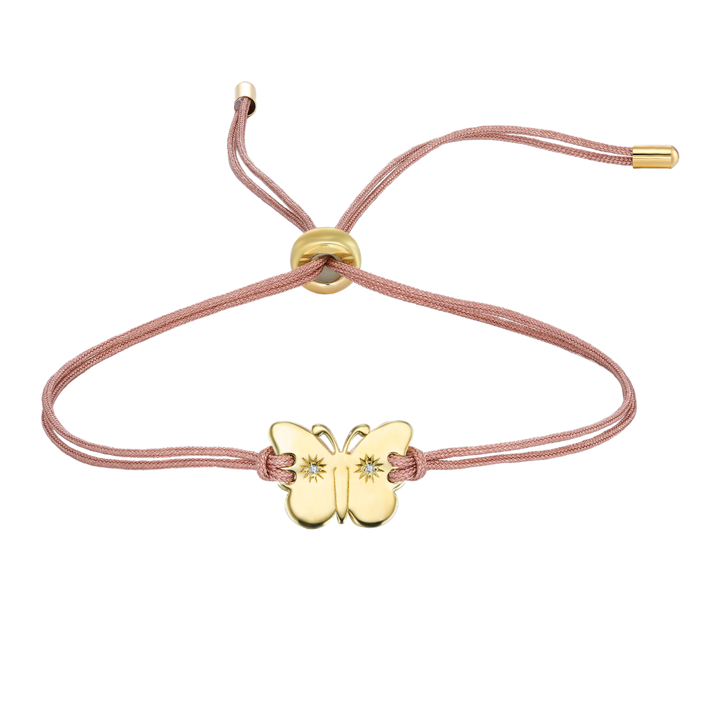 Embrace Butterfly Cord Bracelet