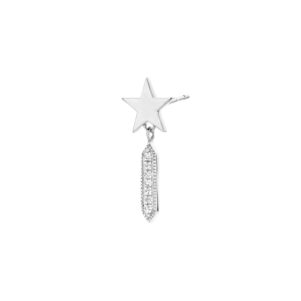 Dripping Star (Single) Earring