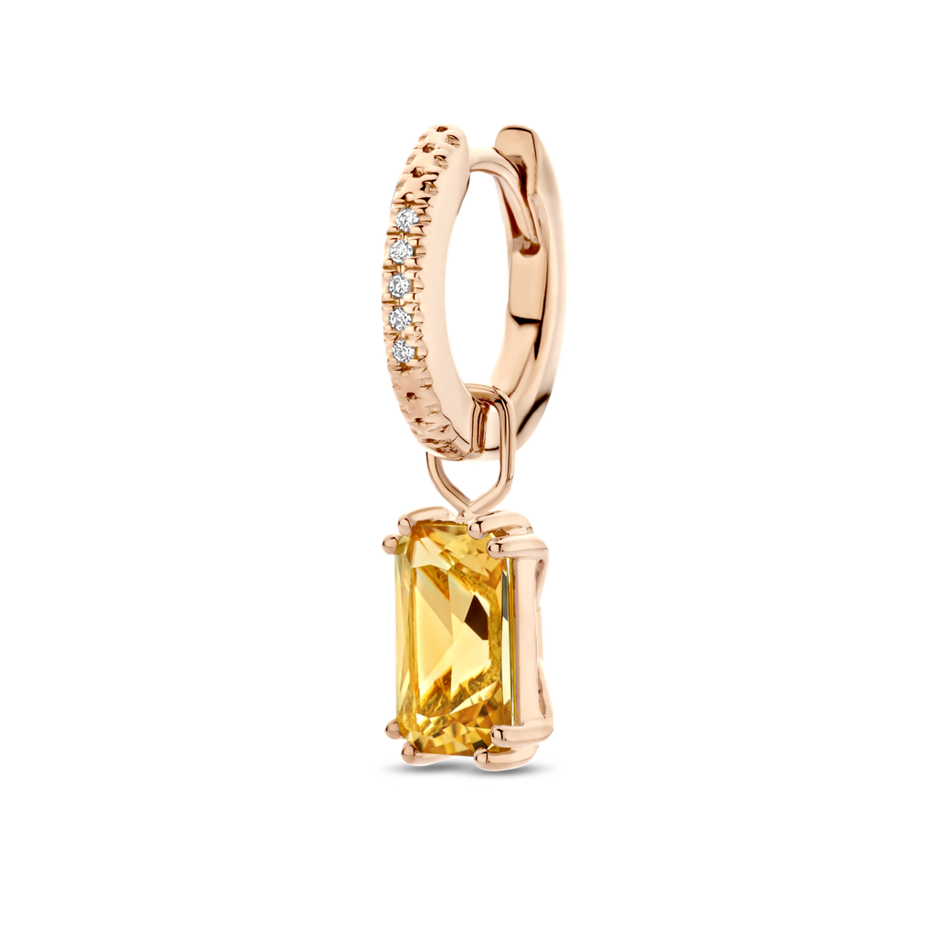 Citrine (Single) Hoop