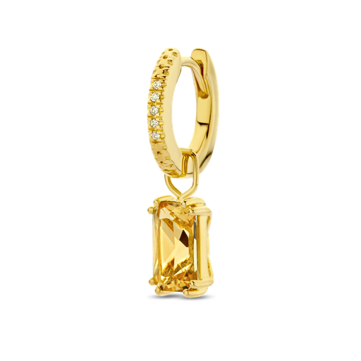 Citrine (Single) Hoop